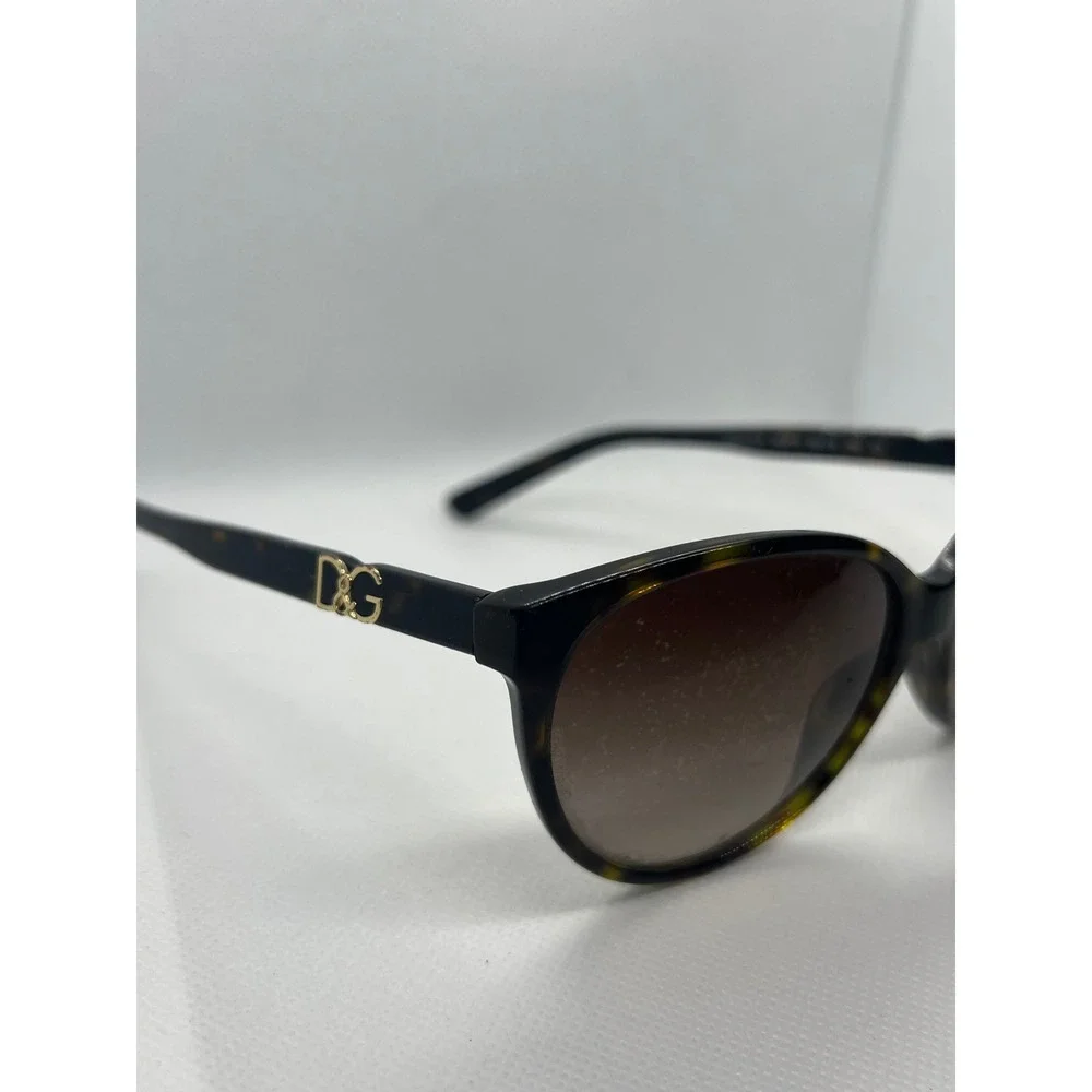 Dolce & Gabbana‎ Sunglasses Tortoise Cat Eye Designer DG Logo Italy